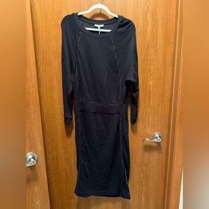 Splendid collection Black Long Sleeve Dress